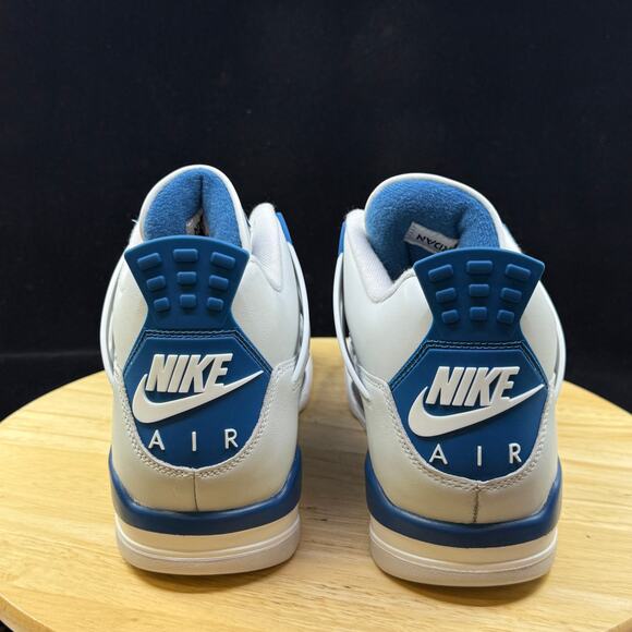 Air Jordan 4 Retro 2024 Men's Size 10.5 Sneakers Military Blue, FV5029-141 - Picture 6 of 8
